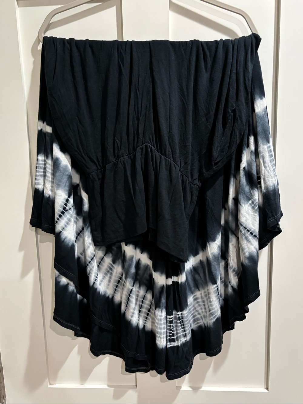 Black & White Tie-Dye Women’s Palazzo Pants
